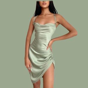 Jade Lace Up Dresses